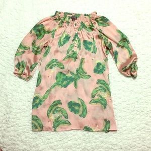 WEBSTER MIAMI X TARGET Tropical Silky Tunic Top XS